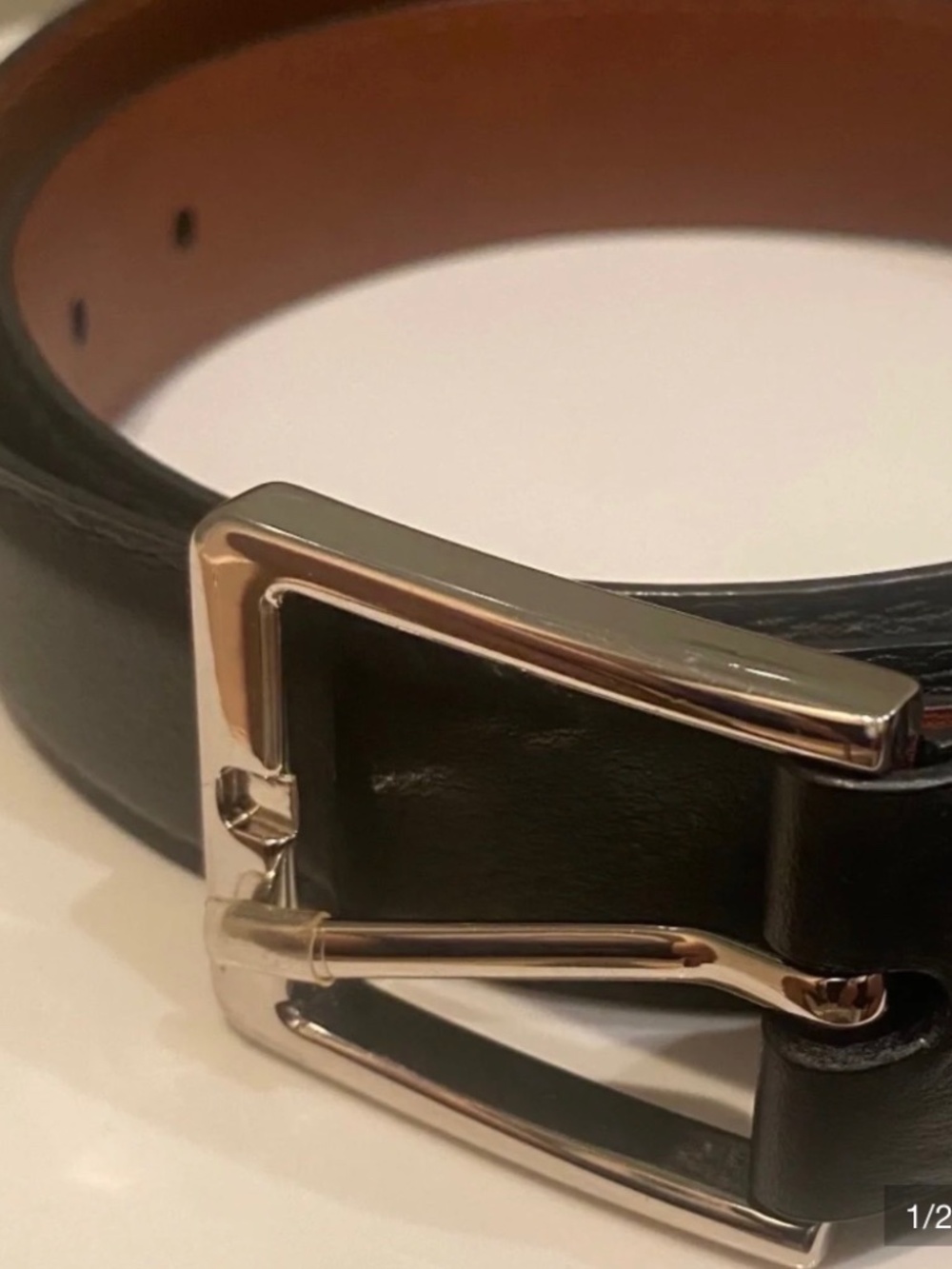 Shinola Leather belt